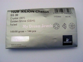 Swarovski 1028 puntsteen Crystal Golden Shine 8,2mm ( SS39 )
