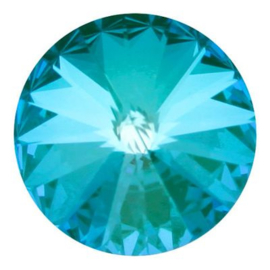 Swarovski 1122 Rivoli Crystal Laguna Delite 12mm