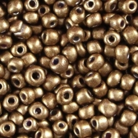 Rocailles Metallic Aubergine Bruin Brons 4mm 