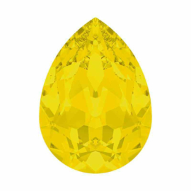 Swarovski 4320 druppel "Yellow Opal" 14x10mm