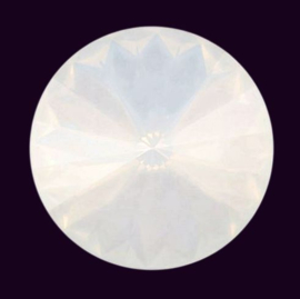 Swarovski 1122 Rivoli White Opal 12mm