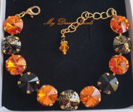 Armband "Halloween Glamour " met Swarovski Crystal