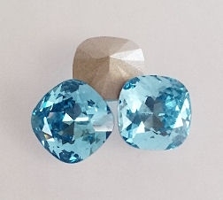 Swarovski 4470 Square Aquamarine 12x12mm