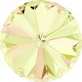 Swarovski 1122 Rivoli Crystal Luminous Green 10mm