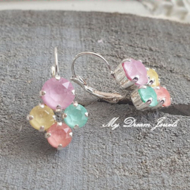 Oorbellen Happy Spring met Swarovski Crystal