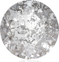 Swarovski 1088 Xirius puntsteen Crystal Silver Patina 8,2mm ( SS39 )