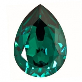 Swarovski 4320 druppel 14x10 mm Emerald