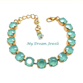 Armband Mint Green met Swarovski Crystal