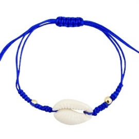 Armband met schelp Cobalt