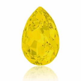 Swarovski 4320 druppel "Yellow Opal" 14x10mm