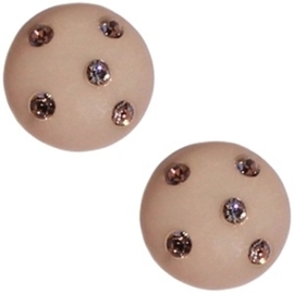 Polaris Cabochon Swarovski Soft Greige 12mm