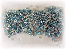 Swarovski 2012 platte steen Aquamarine 2,0mm per 12 stuks