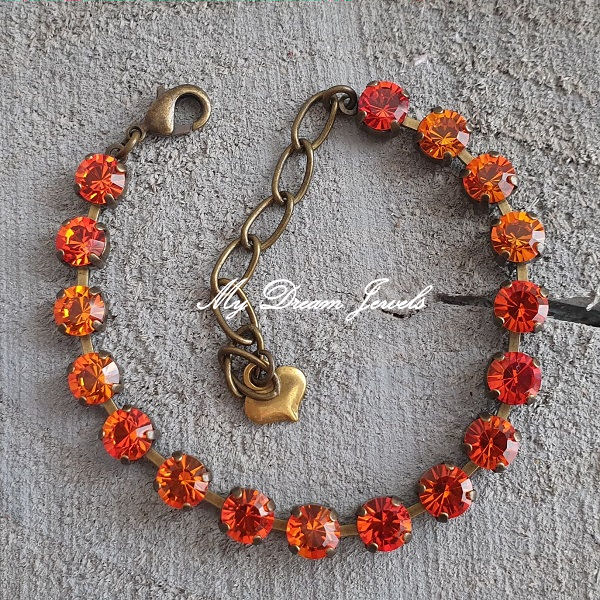 Armband Fire met Swarovski Crystal