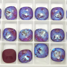 Swarovski 4470 Square Cr Burgundy Delite