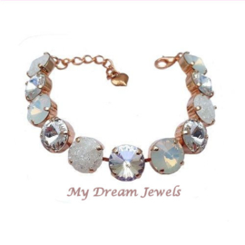 Armband White Crystal Sparkle met o.a. Swarovski Crystal