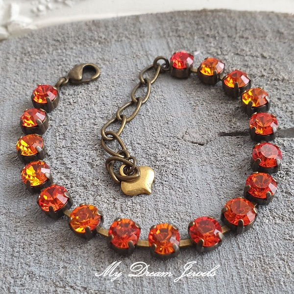 Armband Fire met Swarovski Crystal