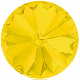 Swarovski 1122 Rivoli Yellow Opal 12mm