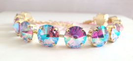Armband "Crystal Violet Glow" met Swarovski
