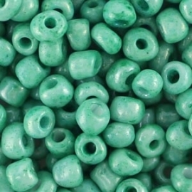 Rocailles Vintage Green Opaque 4mm 
