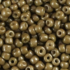 Rocailles Pale Olive Green 4mm 
