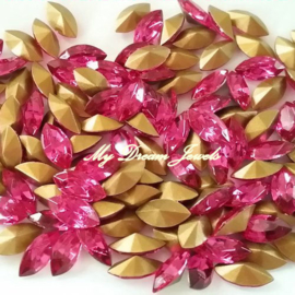 Swarovski 4200/2 Navette Fuchsia 10x5mm