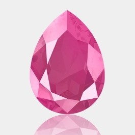 Swarovski 4320 druppel 14x10mm Crystal Peony Pink