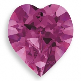 Swarovski 4884 Hart Fuchsia 11x10mm