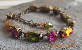 Armband Amy "Magical Autumn"met Swarovski Crystal