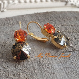 Oorbellen "Halloween Glamour" met Swarovski Crystal