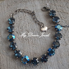 Armband Alison "Midnight Blue" met Swarovski Crystal
