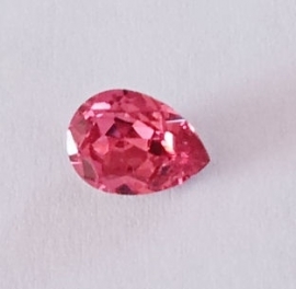 Swarovski 4320 druppel 8x6 mm Indian Pink