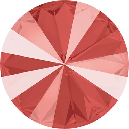 Swarovski 1122 Rivoli Crystal Light Coral 12mm