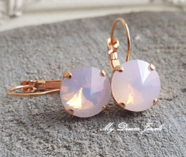 Oorbellen Rivoli Crystal Light Rose Opal