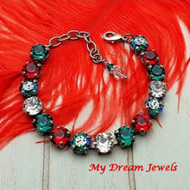 Armband  Christmas Twinkle met Swarovski Crystal