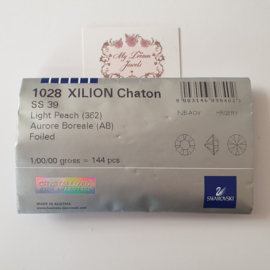 Swarovski 1028 puntsteen Light Peach AB SS39 ( 8,2mm ) Vol