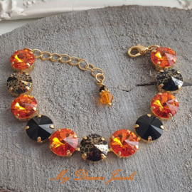 Armband "Halloween Glamour " met Swarovski Crystal