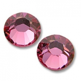 Swarovski platte steen Rose SS10 per 36 stuks