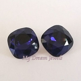 Swarovski 4470 Square Dark Indigo 12x12mm