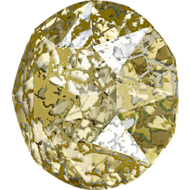 Swarovski 1088 Xirius puntsteen Crystal Gold Patina 8,2mm ( SS39 )