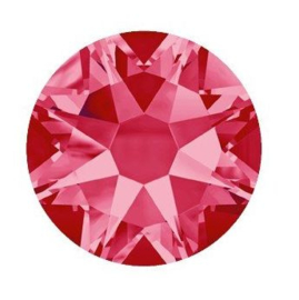 Swarovski 2028 platte steen "Indian Pink" 7,1mm ( SS34 )