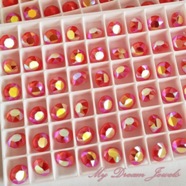 Swarovski 1088 Xirius puntsteen Crystal Light Coral Glow 8,2mm ( SS39 ) 