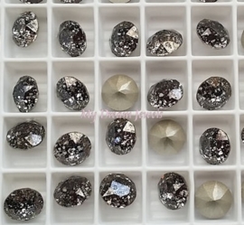 Swarovski 1088 Xirius puntsteen Crystal Black Patina 8,2mm ( SS39 )