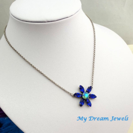 Ketting Swarovski Magic Blue Turquoise