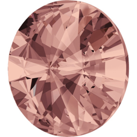 Swarovski 1122 Rivoli Blush Rose 12mm