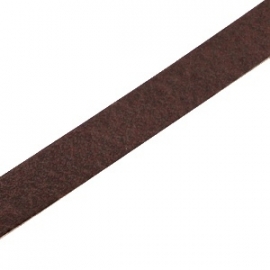 DQ Leer Plat 10mm kleur Dark Brown  Prijs per 15cm