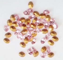 Swarovski 4100 Ovaal Light Rose 8x6mm