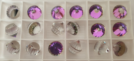 Swarovski 4866 Roulette "Crystal Heliotrope " 14mm