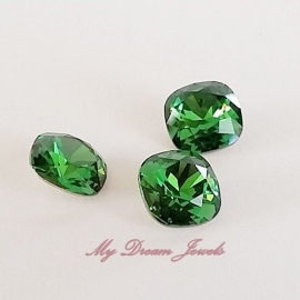 Swarovski 4470 Square Dark Moss Green 10x10mm