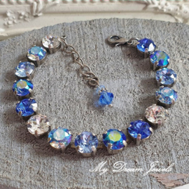 Armband Alison " Sapphire Dreams  " met Swarovski Crystal