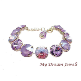 Armband Violet Sparkle met Swarovski Crystal